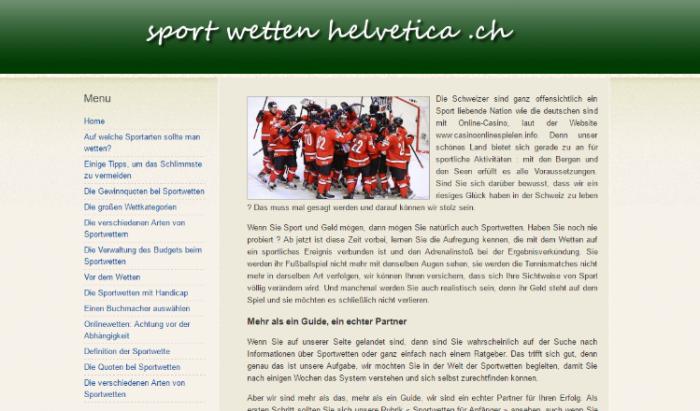 Sportwettenhelvetica review